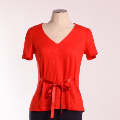 Top Iris Maille Corail