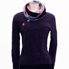 Biz Biz Double Rond gris-Velours Bleu