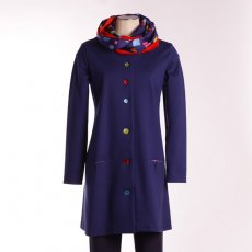 Biz Biz Double Soie Pastel Bleu - Polaire Rouge